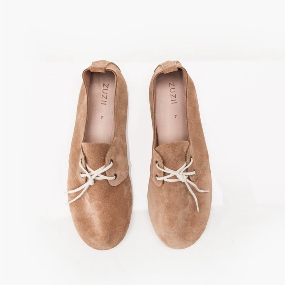 Zuzii handmade suede oxfords sz4